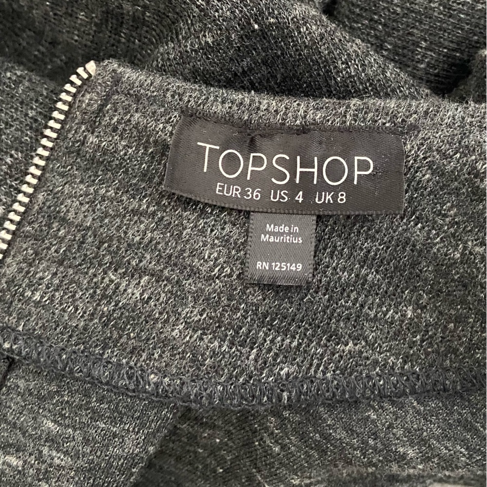TOPSHOP marled grey dress - Picture 7 of 8